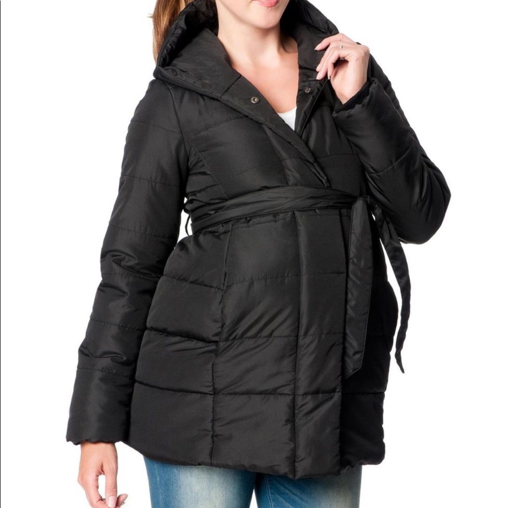 Maternity Belted Coat - image 5